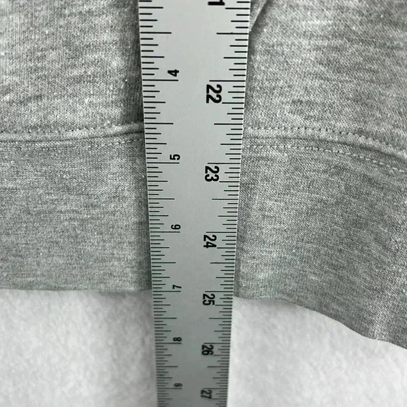 The North Face Women’s Hoodie Sweatshirt Sz Small Gray Cotton/Polyester Graphic - Picture 7 of 11
